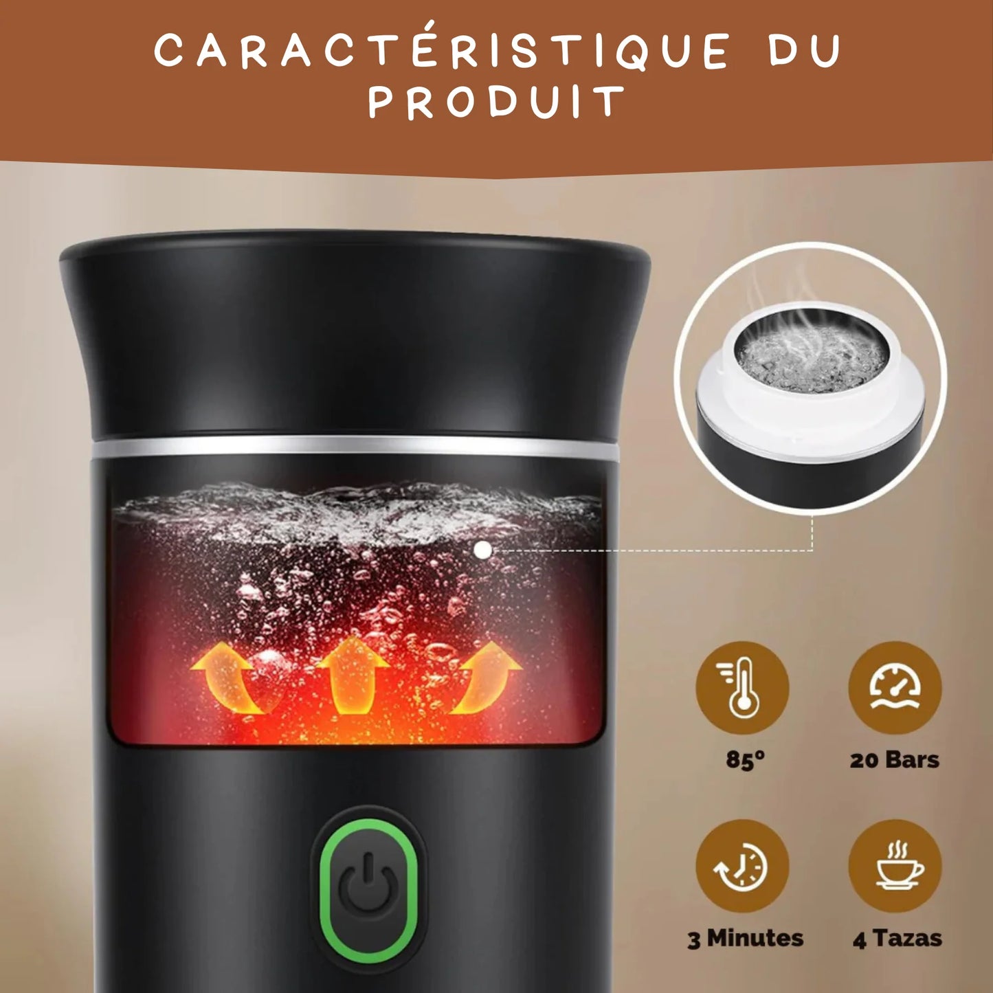 Seynora™ - Machine à Café Portable 3 en 1 -50%